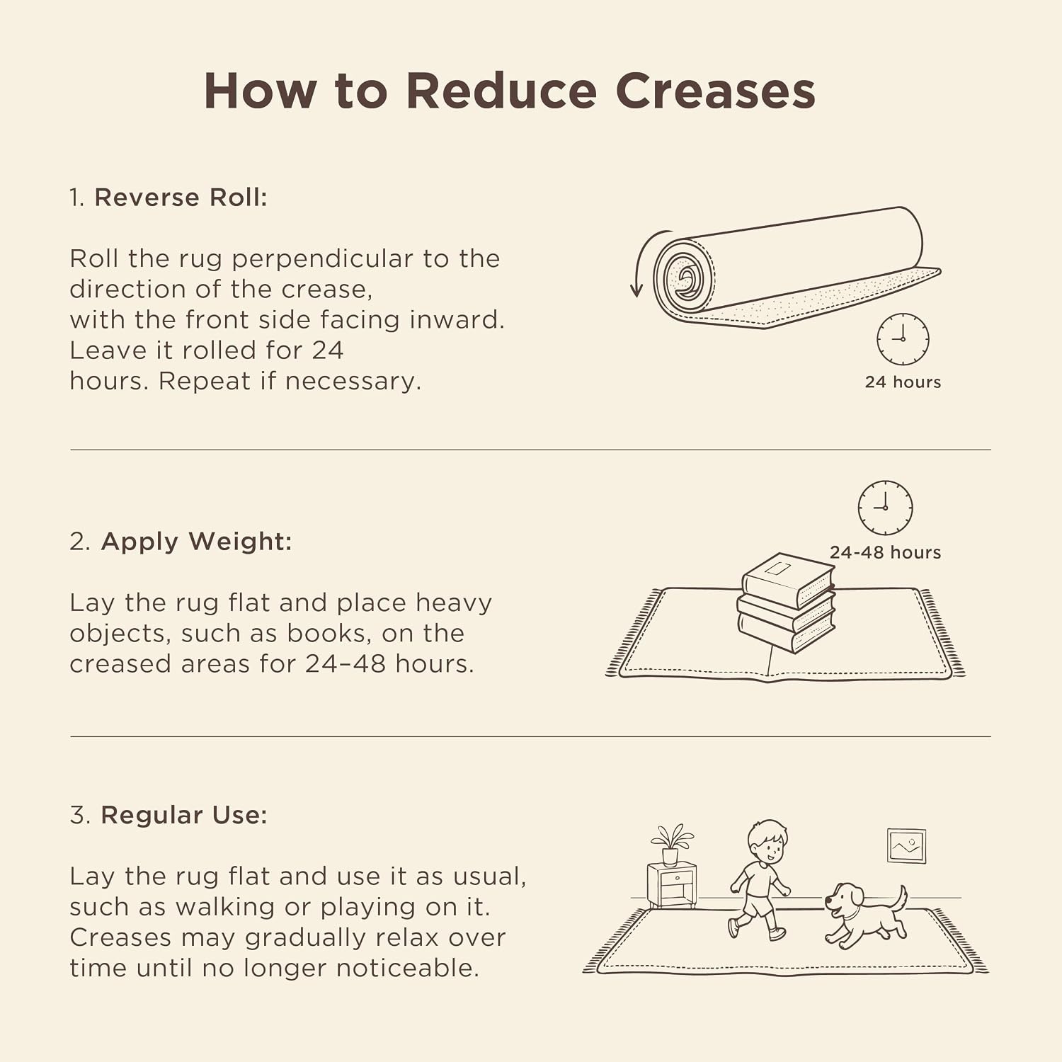 image:imageBedsure 8x10 Faux Wool Area Rug for Living Room Machine Washable Ivory Natural WoolLike Texture NonSlip Backing 4 Grip Pads Included Vacuum Friendly Easy Care Carpet for Busy Living Spaces07 Beige
