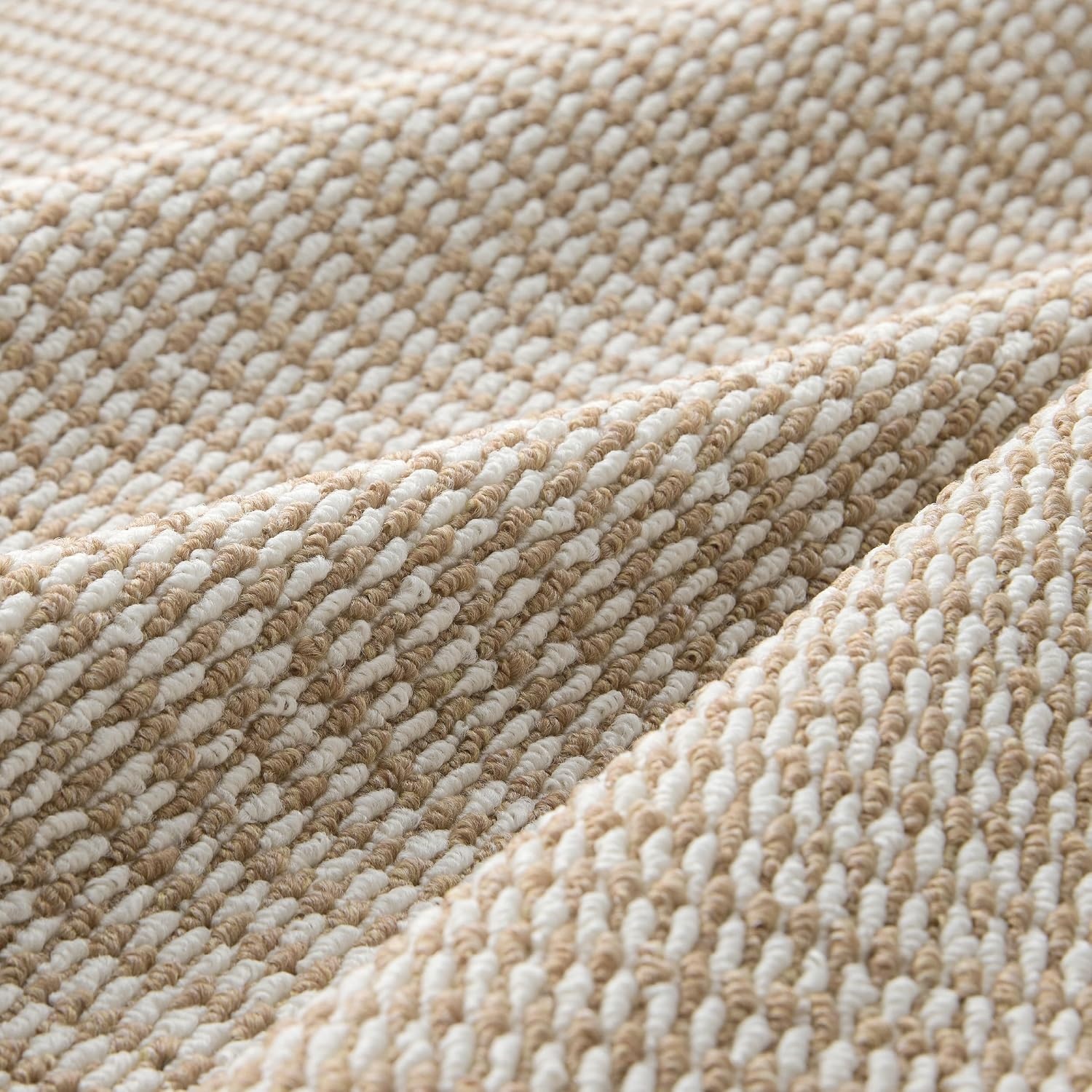 image:imageBedsure 8x10 Faux Wool Area Rug for Living Room Machine Washable Ivory Natural WoolLike Texture NonSlip Backing 4 Grip Pads Included Vacuum Friendly Easy Care Carpet for Busy Living Spaces07 Beige