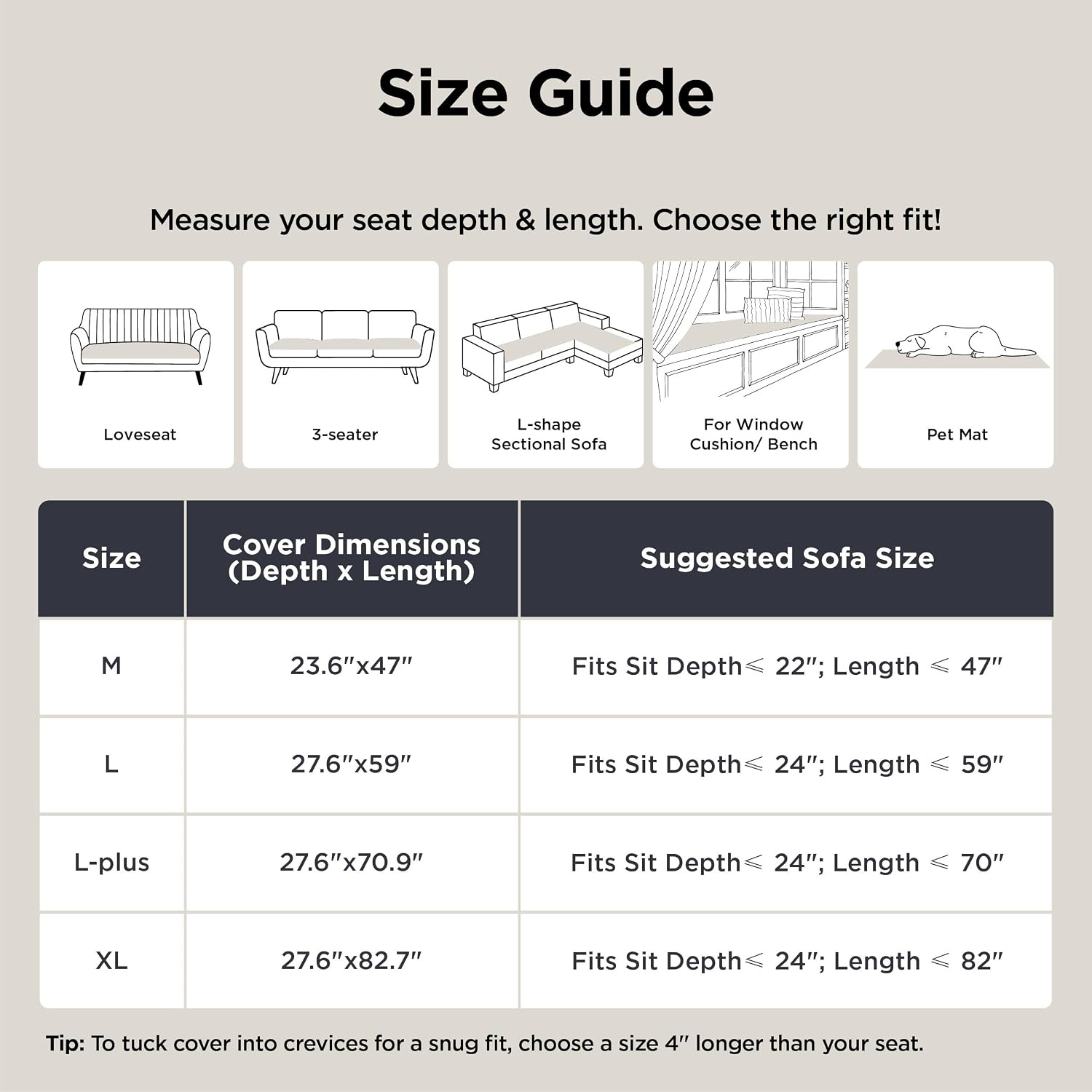 image:imageBedsure Comfyfleece Sofa Cover Couch Covers for Dogs 276 x 827 White NonSlip 300gsm Thick Quilted Padding UltraSoft Corduroy Flannel Machine Washable for 3Cushion3SeaterLShaped CouchCopper Brown