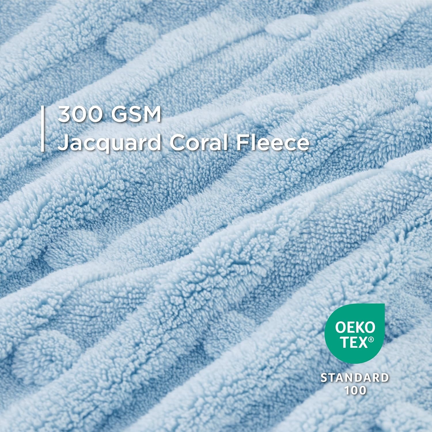 image:imageBedsure Dog Blanket for Small Dogs Puppy and Cats Soft Fleece 25x35 Blue 300GSM Fuzzy Jacquard Doggy Kitten Blanket Washable for Crate Cage Pet Bed Indoor Cats Puppy Essentials Cute Dog GiftBlue Dot