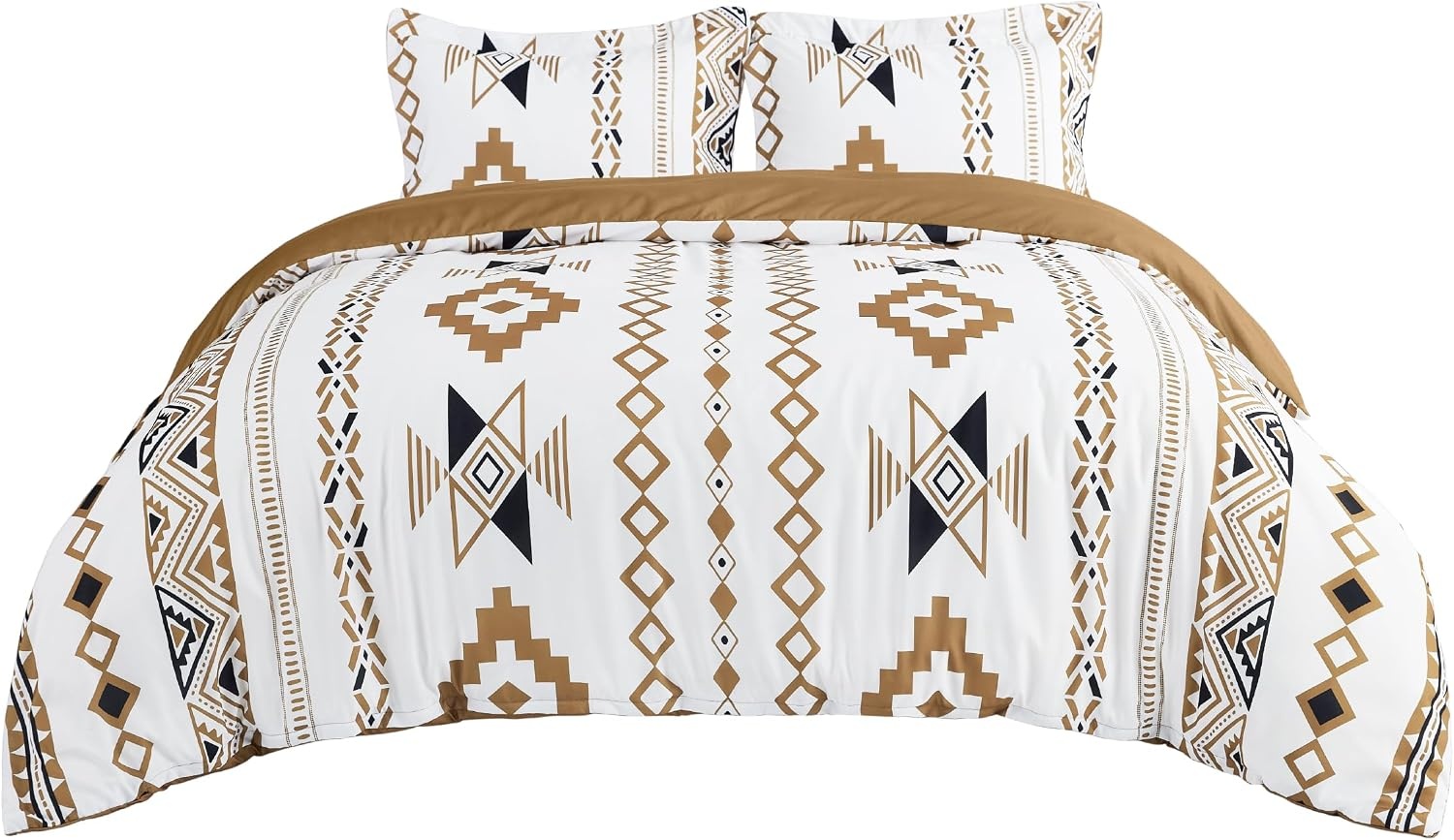 image:imageBedsure Duvet Cover King Size Reversible Navy Blue King Duvet Cover Set with Zipper Closure 3 Pieces Floral Patterned Bedding Set with 8 Corner Ties and 2 Pillow Shams26 Modern Boho No Comforter