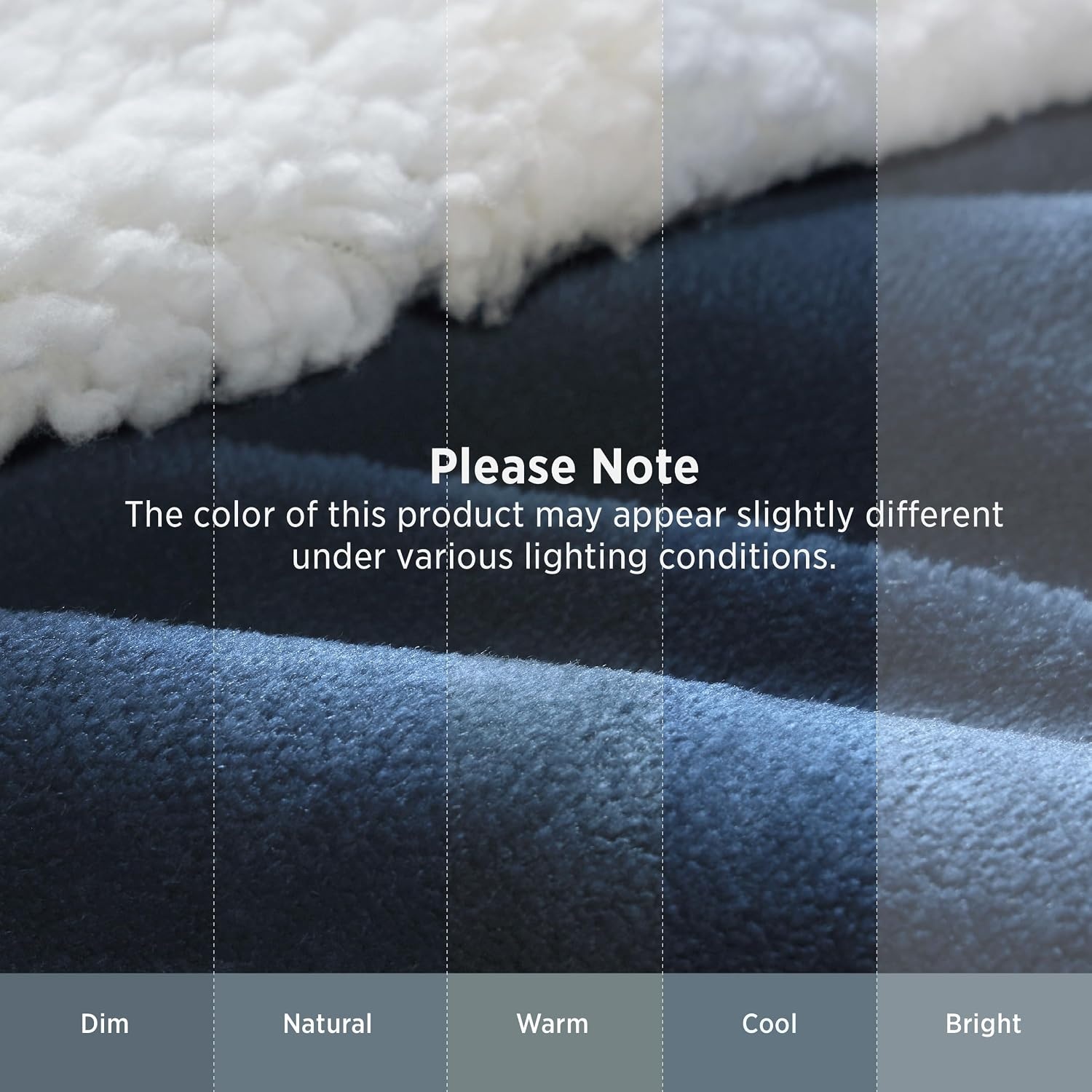 image:imageBedsure GentleSoft Sherpa Fleece Throw Blanket for Couch NonHeated Thick amp Warm Cozy Comfort Blanket for Winter Fall Soft Fuzzy Plush Throw Gifts for Women and Men Grey 50x60 Inches03 Slate Blue