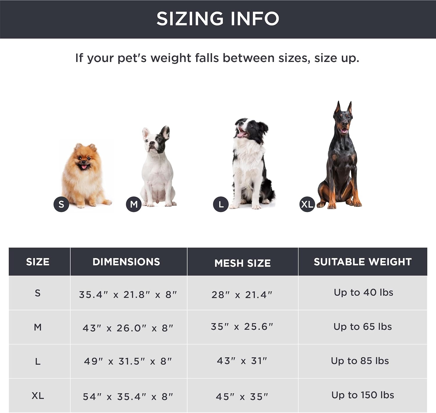 image:imageBedsure Outdoor Elevated Cooling Dog Bed Medium Size Dog 43in Terracotta Portable Raised Camping Pet Cot HammockBreathable Teslin MeshWeather ResistantFor Medium Pet Up to 65 lbsEasy to AssembleBlack