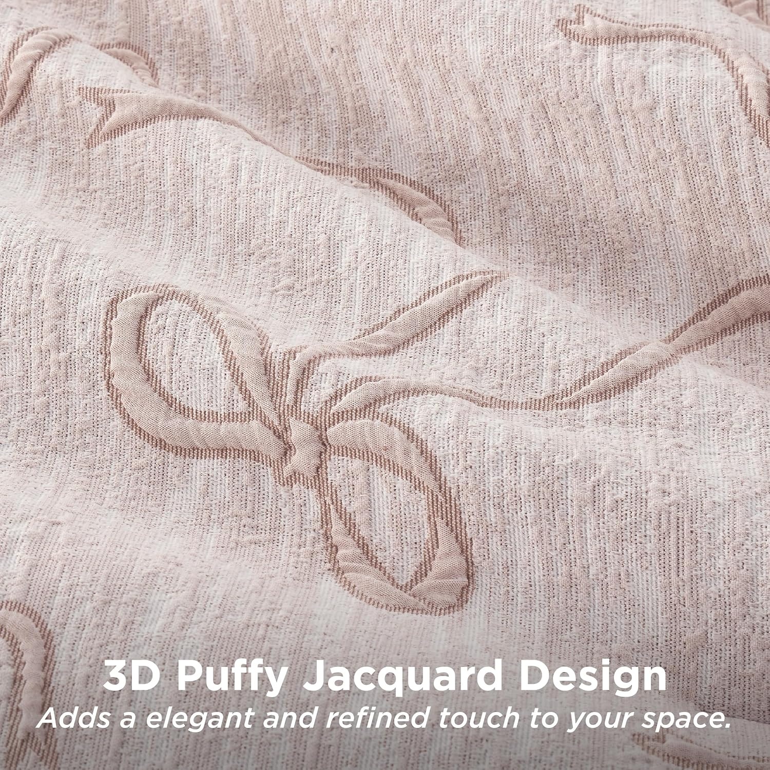 image:imageBedsure Pink King Size Comforter Set GentleSoft 3 Pieces Breathable Bow Comforter Set Women with 2 Pillow Shams Cute King Bedding Set Pink Room Decor Aesthetic Bedroom Decor 104x90 Inches01 Bow Pink