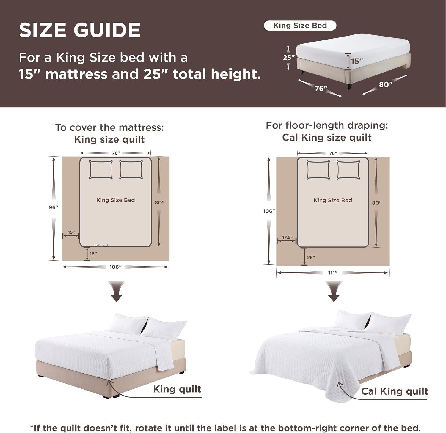 image:imageBedsure Quilts Queen Size Bedspread Thin Comforter Charcoal Coverlet AllSeason Bedding Soft Modern Clover Pattern StitchFree QuiltTech PetFriendly Machine Washable 90x96in 3 Pcs13 Oatmeal Clover