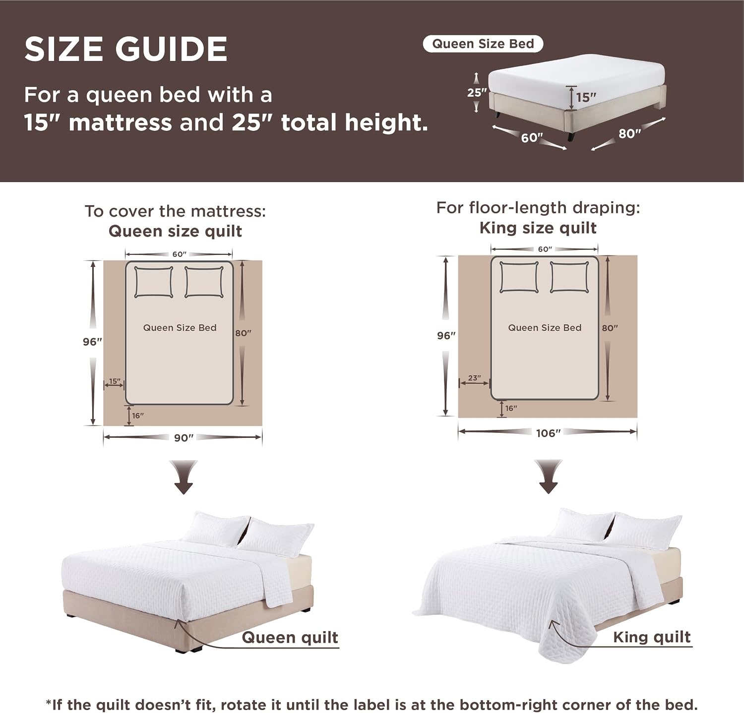 image:imageBedsure Quilts Queen Size Bedspread Thin Comforter Charcoal Coverlet AllSeason Bedding Soft Modern Clover Pattern StitchFree QuiltTech PetFriendly Machine Washable 90x96in 3 Pcs03 Mineral Blue Clover