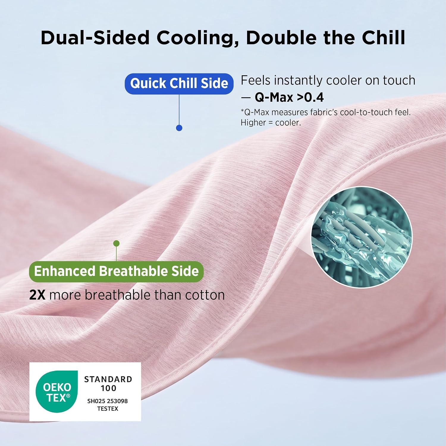 image:imageBedsure Silky Soft Cooling Blanket for Hot Sleepers Throw XL Dark Grey Summer Picnic Travel Outdoor Camping Couch Bed Sofa Chair Rayon Derived from Bamboo Cold Cool Ice Lightweight05 Pink