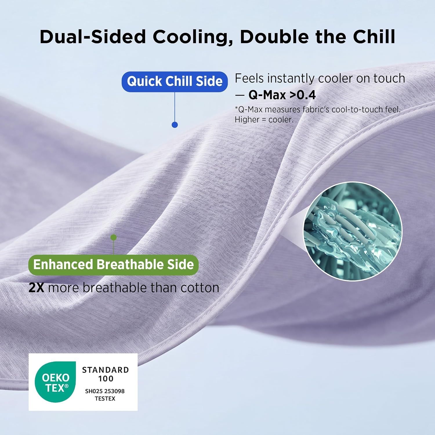image:imageBedsure Silky Soft Cooling Blanket for Hot Sleepers Throw XL Dark Grey Summer Picnic Travel Outdoor Camping Couch Bed Sofa Chair Rayon Derived from Bamboo Cold Cool Ice Lightweight04 Lavender