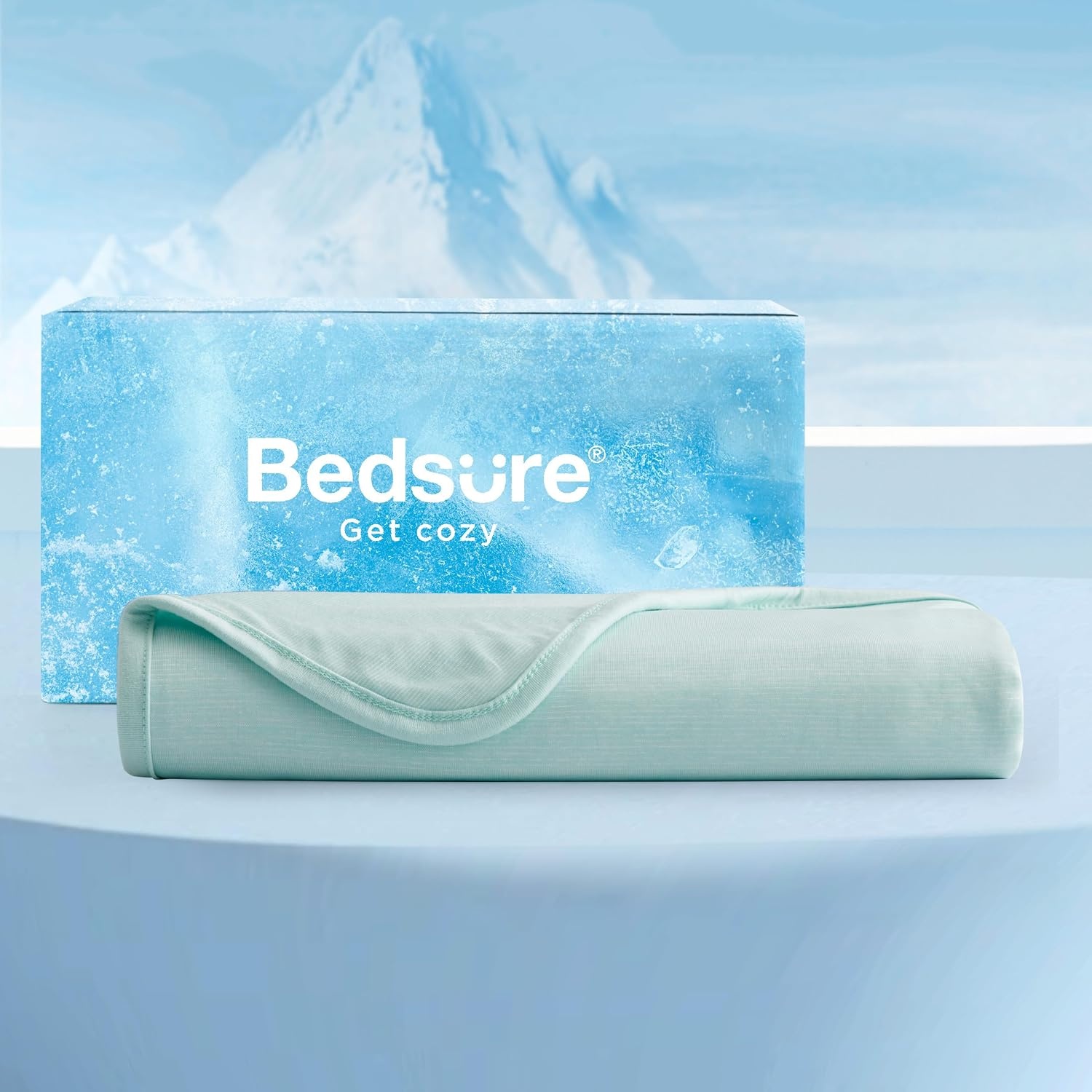 image:imageBedsure Silky Soft Cooling Blanket for Hot Sleepers Throw XL Dark Grey Summer Picnic Travel Outdoor Camping Couch Bed Sofa Chair Rayon Derived from Bamboo Cold Cool Ice Lightweight06 Icy Morn