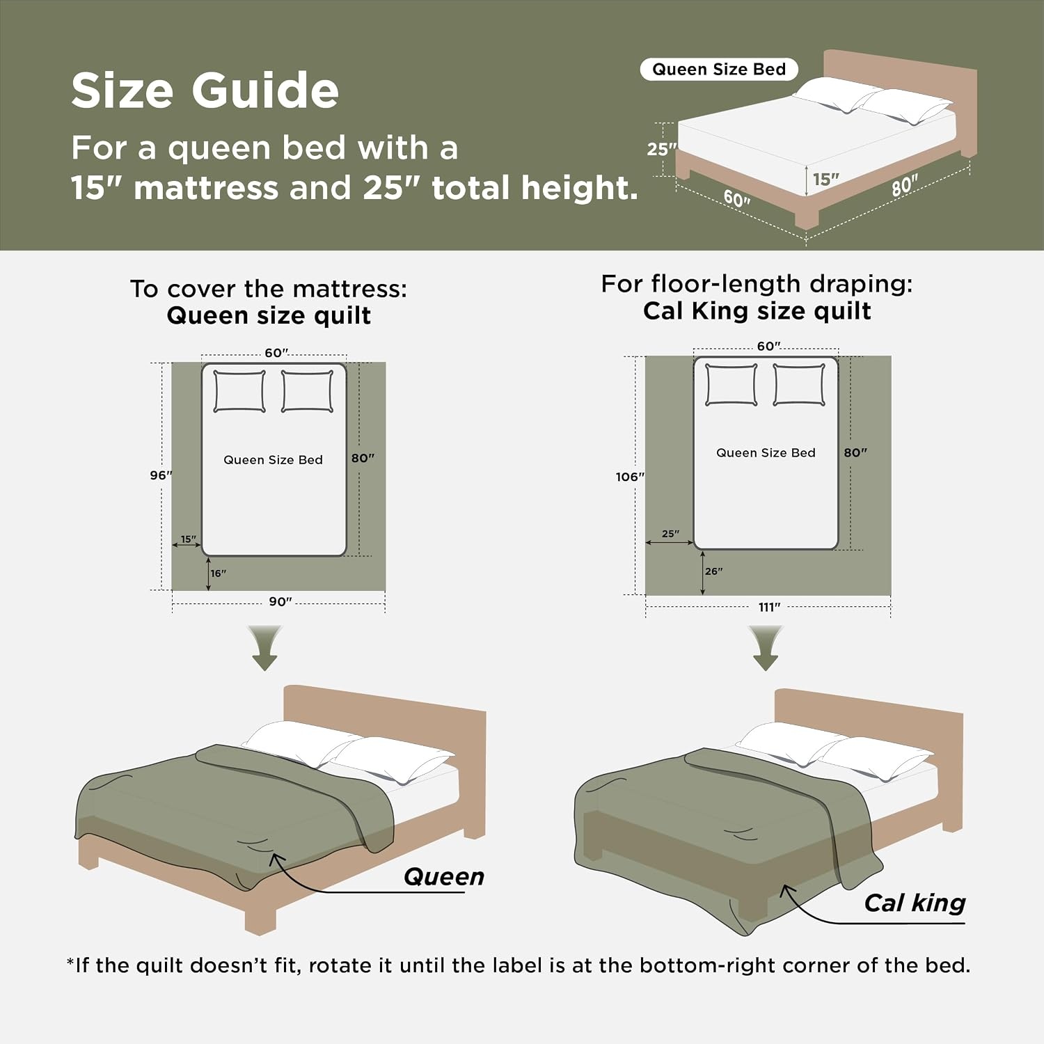 image:imageBedsure Twin XL Comforter 5 Pieces Reversible Blush Pink Bed in a Bag Twin XL Bedding Comforter Set College Dorm Essentials with 1 Flat Sheet 1 Fitted Sheet 1 Pillowcase and 1 Pillow Sham11 Sage GreenLight Grey