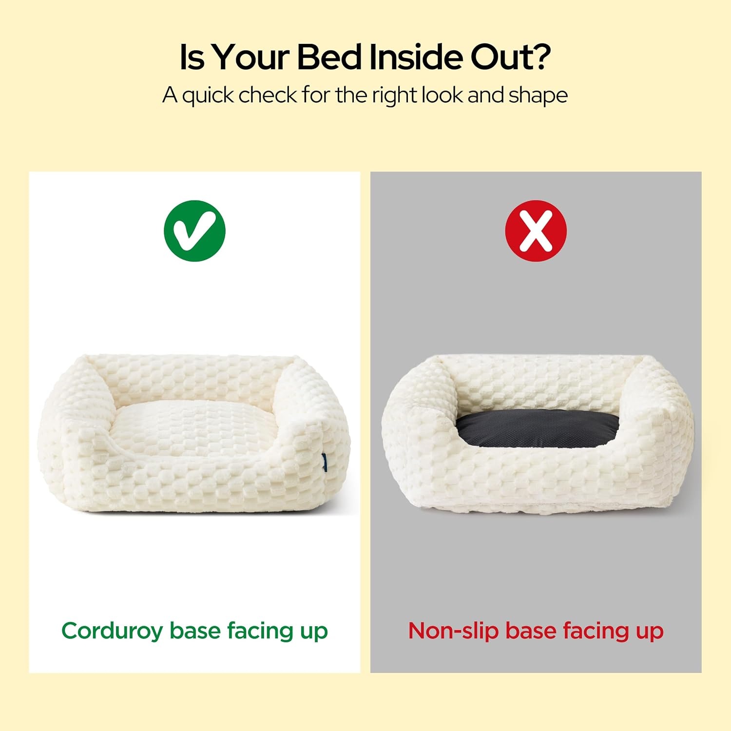 image:imageBedsure Washable Dog Beds Large Sized Dog with Bubble Fleece35in Cream Cute Pet BedFluffy Cuddler Pet CouchNeckFriendly BolsterNonSlip BottomMachine Washable Removable Cover Up to 50 lbsCamel Brown
