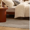 Bedsure 8×10 Printed Jute-Look Living Room Rug, Machine Washable, Non-Slip | Soft Faux Cashmere Feel, Realistic Jute-Look Print, Non-Shedding, Low-Pile, 4 Grip Pads Included, Pet & Kids Friendly(02 – Brown)