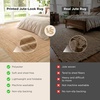 Bedsure 8×10 Printed Jute-Look Living Room Rug, Machine Washable, Non-Slip | Soft Faux Cashmere Feel, Realistic Jute-Look Print, Non-Shedding, Low-Pile, 4 Grip Pads Included, Pet & Kids Friendly(09 – Printed Jute)