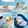 Bedsure ArcticMax™ Q-MAX>0.5 Premium Cooling Blanket for XL Dog，50×60” | Breathable Summer Washable Throw, Dog Blanket Cooling Mat Pad, Soft Durable Cold Self Cooling Pet Mat for Hot Weather，Blue(Pearl Grey)