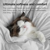 Bedsure ArcticMax™ Q-MAX>0.5 Premium Cooling Blanket for XL Dog，50×60” | Breathable Summer Washable Throw, Dog Blanket Cooling Mat Pad, Soft Durable Cold Self Cooling Pet Mat for Hot Weather，Blue(Pearl Grey)