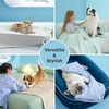 Bedsure ArcticMax™ Q-MAX>0.5 Premium Cooling Blanket for XL Dog，50×60” | Breathable Summer Washable Throw, Dog Blanket Cooling Mat Pad, Soft Durable Cold Self Cooling Pet Mat for Hot Weather，Blue(Powder Blue)