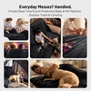 Bedsure Bubble Waterproof Blanket for Bed – Soft Fleece Reversible Dog Blankets for Large Dogs, Waterproof Couch Sofa Cover Bed Protector, Pink/Beige, Queen 90×90 inches(Black/Grey)