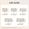 Bedsure ComfyFleece™ Cute Dog Bed for Small Medium Dogs Washable,25in Cream | Furry Puppy Beds,Square Rectangle Orthopedic Corduroy Aesthetic Pet Beds,Removable Zipper Cover,Non-Slip Bottom,Up to 15 Lbs(Blush Pink)
