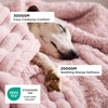 Bedsure ComfyFleece™ Waterproof Blanket for Bed, Twin（60″x80″） Cream | Soft Plush Couch Bed Cover Corduroy Fleece for Furniture Protector, Cozy Calming Reversible Dog Blankets for Large Dogs Pet(Blush Pink)