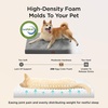 Bedsure ComfyFleece XL Dog Bed for Crate with Washable Cover, 41×27 | Orthopedic Egg Crate Foam Pet Mat,Removable Cover, Nonslip Bottom,Not Waterproof,Not Chewproof,For Extra Large Breeds ≤60lbs(Charcoal Grey)