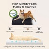 Bedsure ComfyFleece XL Dog Bed for Crate with Washable Cover, 41×27 | Orthopedic Egg Crate Foam Pet Mat,Removable Cover, Nonslip Bottom,Not Waterproof,Not Chewproof,For Extra Large Breeds ≤60lbs(Black)