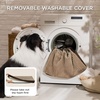 Bedsure ComfyFleece XL Dog Bed for Crate with Washable Cover, 41×27 | Orthopedic Egg Crate Foam Pet Mat,Removable Cover, Nonslip Bottom,Not Waterproof,Not Chewproof,For Extra Large Breeds ≤60lbs(Coffee & Cream)