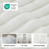 Bedsure Comfyfleece™ Sofa Cover, Couch Covers for Dogs, 27.6 x 82.7 White | Non-Slip, 300gsm Thick Quilted Padding, Ultra-Soft Corduroy Flannel, Machine Washable, for 3-Cushion/3-Seater/L-Shaped Couch(Powder White)