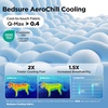 Bedsure Cooling Blanket for Large Dogs Breathable Throw Q-MAX>0.4,40×50 | Air-Core Fill，Washable Dog Cooling Mat Soft, Lightweight Pet Cat Couch Cover, Cold Blanket for Summer, Pale Jade(Pearl Grey)