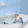 Bedsure Cooling Blanket for Large Dogs Breathable Throw Q-MAX>0.4,40×50 | Air-Core Fill，Washable Dog Cooling Mat Soft, Lightweight Pet Cat Couch Cover, Cold Blanket for Summer, Pale Jade(Pale Jade)