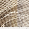 Bedsure Cooling Cotton Waffle Full Size Blanket – Lightweight Breathable Blanket of Rayon Derived from Bamboo for Hot Sleepers, Luxury Throws for Bed, Couch and Sofa, Ivory, 80×90 Inches(03 – Warm Taupe)