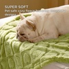 Bedsure Dog Blanket for Small Dogs Puppy and Cats, Soft Fleece, 25×35 Blue | 300GSM Fuzzy Jacquard Doggy Kitten Blanket Washable for Crate Cage, Pet Bed, Indoor Cats, Puppy Essentials, Cute Dog Gift(Lint Heart)
