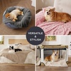 Bedsure Dog Blanket for Small Dogs Puppy and Cats, Soft Fleece, 25×35 Blue | 300GSM Fuzzy Jacquard Doggy Kitten Blanket Washable for Crate Cage, Pet Bed, Indoor Cats, Puppy Essentials, Cute Dog Gift(Brown Wave)