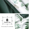 Bedsure Duvet Cover King Size – Reversible Navy Blue King Duvet Cover Set with Zipper Closure, 3 Pieces Floral Patterned Bedding Set with 8 Corner Ties and 2 Pillow Shams(05 – Mallard Green (No Comforter))