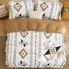 Bedsure Duvet Cover King Size – Reversible Navy Blue King Duvet Cover Set with Zipper Closure, 3 Pieces Floral Patterned Bedding Set with 8 Corner Ties and 2 Pillow Shams(26 – Modern Boho (No Comforter))