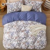 Bedsure Duvet Cover King Size – Reversible Navy Blue King Duvet Cover Set with Zipper Closure, 3 Pieces Floral Patterned Bedding Set with 8 Corner Ties and 2 Pillow Shams(17 – Blue Blossm (No Comforter))