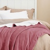 Bedsure GentleSoft Sherpa Fleece Throw Blanket for Couch, Non-Heated, Thick & Warm Cozy Comfort Blanket for Winter Fall, Soft Fuzzy Plush Throw Gifts for Women and Men, Grey, 50×60 Inches(07 – Dusty Rose)