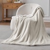 Bedsure GentleSoft Sherpa Fleece Throw Blanket for Couch, Non-Heated, Thick & Warm Cozy Comfort Blanket for Winter Fall, Soft Fuzzy Plush Throw Gifts for Women and Men, Grey, 50×60 Inches(05 – Linen)