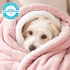 Bedsure GentleSoft Sherpa Fleece Throw Blanket for Couch, Non-Heated, Thick & Warm Cozy Comfort Blanket for Winter Fall, Soft Fuzzy Plush Throw Gifts for Women and Men, Grey, 50×60 Inches(07 – Pink)
