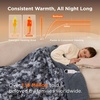 Bedsure Heated Blanket Full Size, Soft Electric Blanket with Preheat, Cream | 6 Heat/6 Timer Settings, 8H Auto Shut-Off, ETL/FCC, Flannel Sherpa, Machine Washable, Gifts for Grandma Grandpa, 72x84in(24 – Grey)