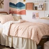 Bedsure Light Grey Queen Comforter Set – Reversible Floral Bed Set, Soft Summer Lightweight Bedding for Bedroom, 1 Soft Botanical Flowers Comforter and 2 Pillow Shams(07 – Blush Pink)