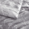 Bedsure Light Grey Queen Comforter Set – Reversible Floral Bed Set, Soft Summer Lightweight Bedding for Bedroom, 1 Soft Botanical Flowers Comforter and 2 Pillow Shams(04 – Grey)
