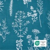 Bedsure Light Grey Queen Comforter Set – Reversible Floral Bed Set, Soft Summer Lightweight Bedding for Bedroom, 1 Soft Botanical Flowers Comforter and 2 Pillow Shams(12 – Teal Blue)