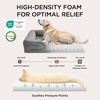 Bedsure Orthopedic XL Dog Bed Extra Large with Removable Washable Cover | 42″ Classic Comfy Xlarge Dog Couch Sofa Waterproof, Cozy Bolster Sides, Nonslip Bottom, Pet Bed for Cats,Senior Dogs, Grey(Beige)