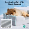 Bedsure Orthopedic XL Dog Bed Extra Large with Removable Washable Cover | 42″ Classic Comfy Xlarge Dog Couch Sofa Waterproof, Cozy Bolster Sides, Nonslip Bottom, Pet Bed for Cats,Senior Dogs, Grey(Cooling Grey)