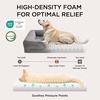 Bedsure Orthopedic XL Dog Bed Extra Large with Removable Washable Cover | 42″ Classic Comfy Xlarge Dog Couch Sofa Waterproof, Cozy Bolster Sides, Nonslip Bottom, Pet Bed for Cats,Senior Dogs, Grey(Pink)