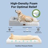 Bedsure Orthopedic XL Dog Bed Extra Large with Removable Washable Cover | 42″ Classic Comfy Xlarge Dog Couch Sofa Waterproof, Cozy Bolster Sides, Nonslip Bottom, Pet Bed for Cats,Senior Dogs, Grey(Cooling Grey)