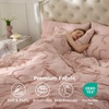 Bedsure Pink King Size Comforter Set, GentleSoft™ 3 Pieces Breathable Bow Comforter Set Women with 2 Pillow Shams, Cute King Bedding Set Pink Room Decor Aesthetic Bedroom Decor, 104×90 Inches(04 – Tufted Bow Rose Pink)