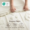Bedsure Pink King Size Comforter Set, GentleSoft™ 3 Pieces Breathable Bow Comforter Set Women with 2 Pillow Shams, Cute King Bedding Set Pink Room Decor Aesthetic Bedroom Decor, 104×90 Inches(03 – Distressed Vintage White)