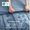 Bedsure Pink King Size Comforter Set, GentleSoft™ 3 Pieces Breathable Bow Comforter Set Women with 2 Pillow Shams, Cute King Bedding Set Pink Room Decor Aesthetic Bedroom Decor, 104×90 Inches(03 – Distressed Vintage Grayish Blue)