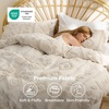 Bedsure Pink King Size Comforter Set, GentleSoft™ 3 Pieces Breathable Bow Comforter Set Women with 2 Pillow Shams, Cute King Bedding Set Pink Room Decor Aesthetic Bedroom Decor, 104×90 Inches(03 – Distressed Vintage Beige)